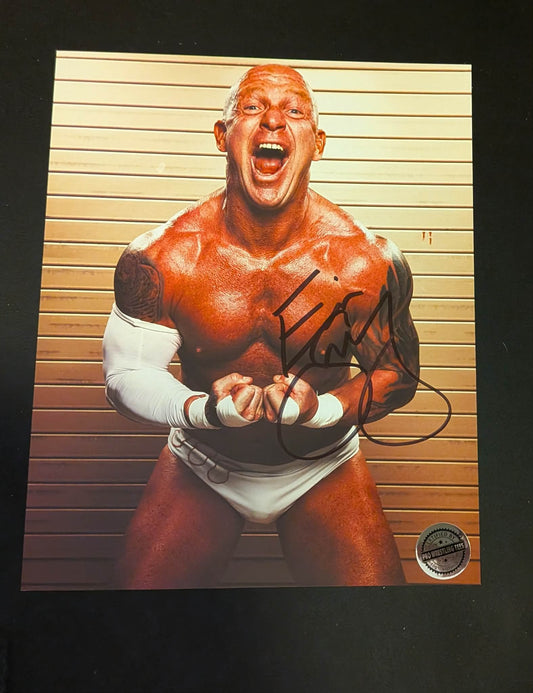 Eric Young Pro Wrestling Tees Signed Photo