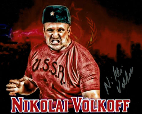 Nikolai Volkoff Pose 5 Signed Photo COA