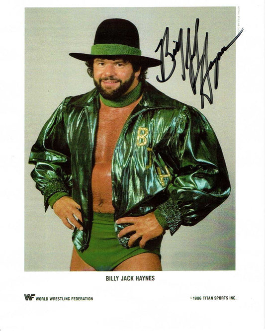 Billy Jack Haynes Pose 1 Signed Photo COA