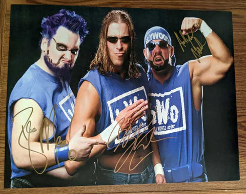 BWO (Meanie Nova Richards) Triple Signed 11x14 Photo B COA