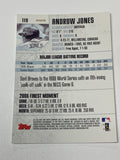 Andruw Jones 2007 Topps Finest Refractor Card #119