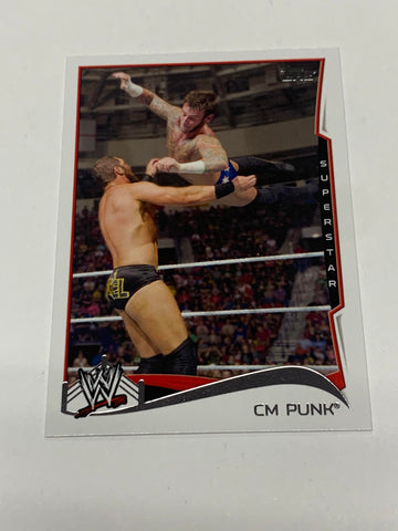 CM Punk 2014 WWE Topps Card #12