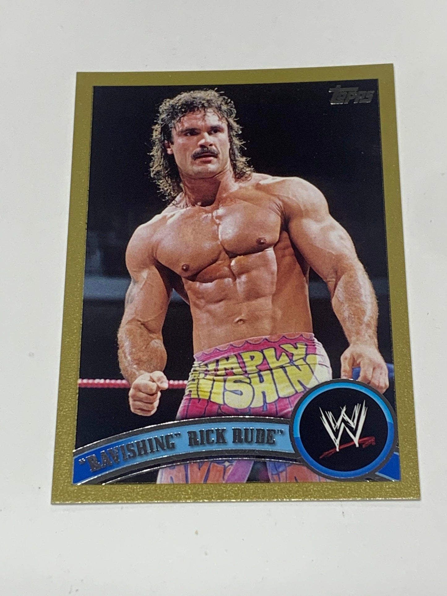 Ravishing Rick Rude 2011 WWE Topps GOLD Card #47/50