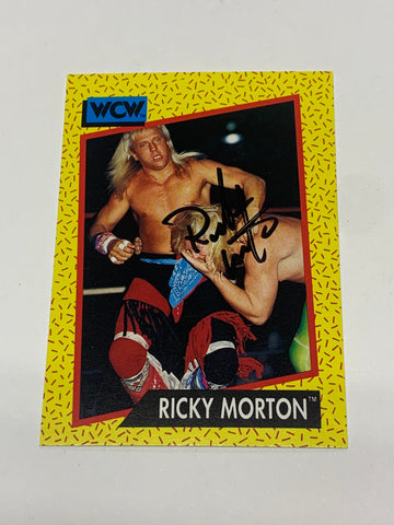 Ricky Morton 1991 WCW SIGNED Card #100