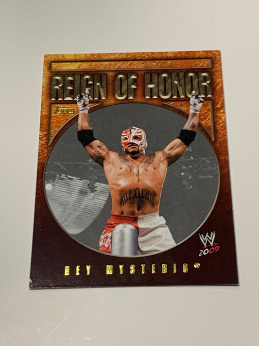 Rey Mysterio 2009 WWE Topps “Reign of Honor” Card #4