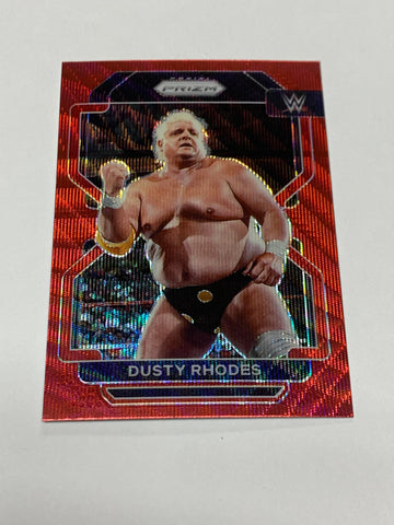 Dusty Rhodes 2022 WWE Prizm RUBY REFRACTOR Card #175