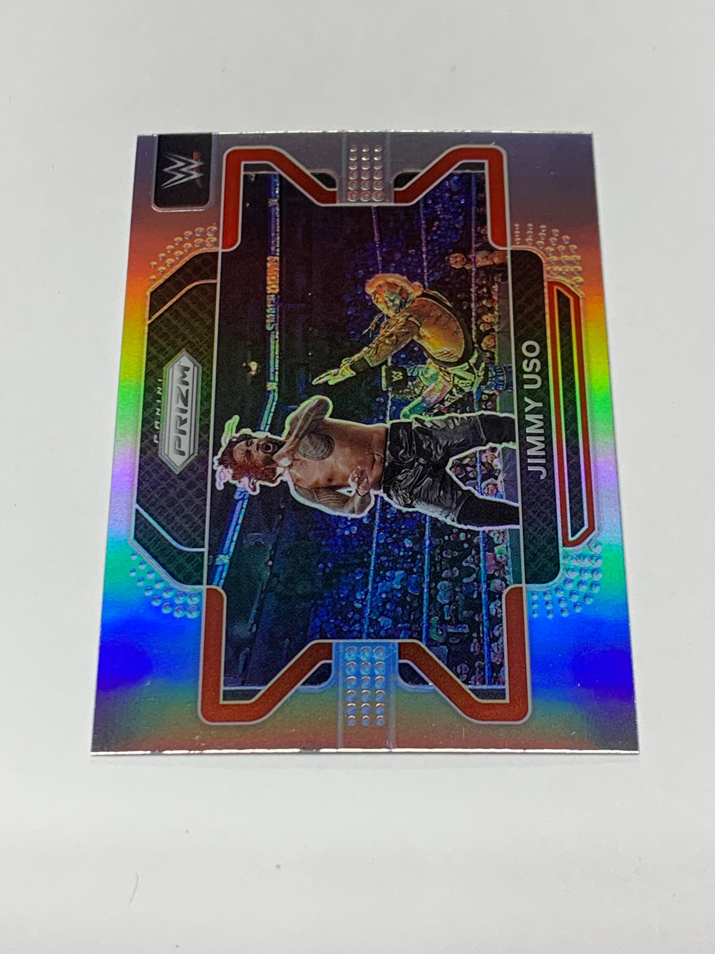 Jimmy Uso 2022 WWE Prizm SILVER REFRACTOR Card #15