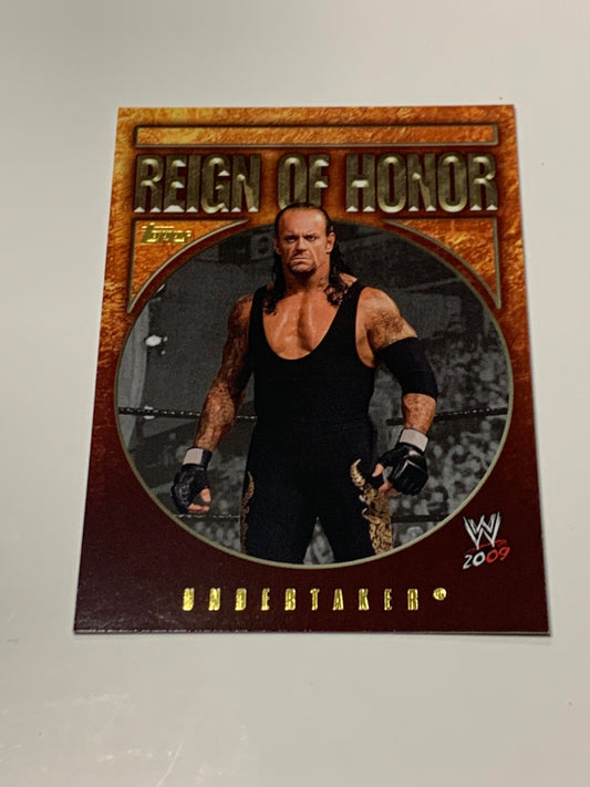 Undertaker 2009 WWE Topps “Reign of Honor” Card #10