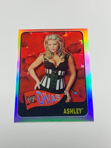 Ashley 2006 WWE Topps Heritage Chrome REFRACTOR Card #62