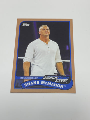 Shane McMahon 2018 WWE Topps Bronze Parallel Card #71