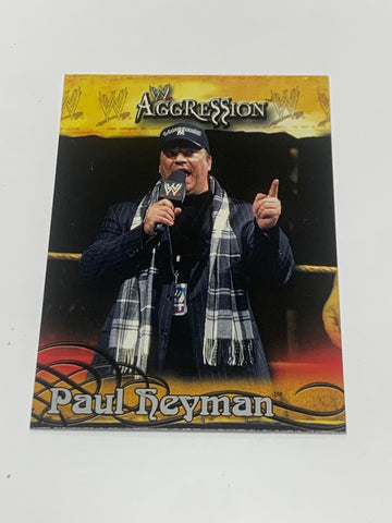 Paul Heyman 2003 WWE Fleer “Aggression” 2nd Year Card #77