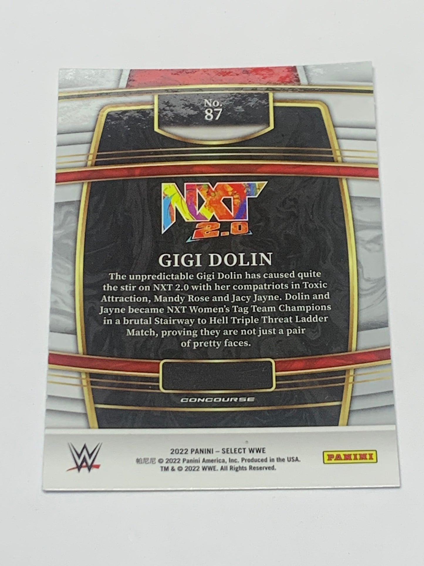 Gigi Dolin 2022 Panini Select Card #87
