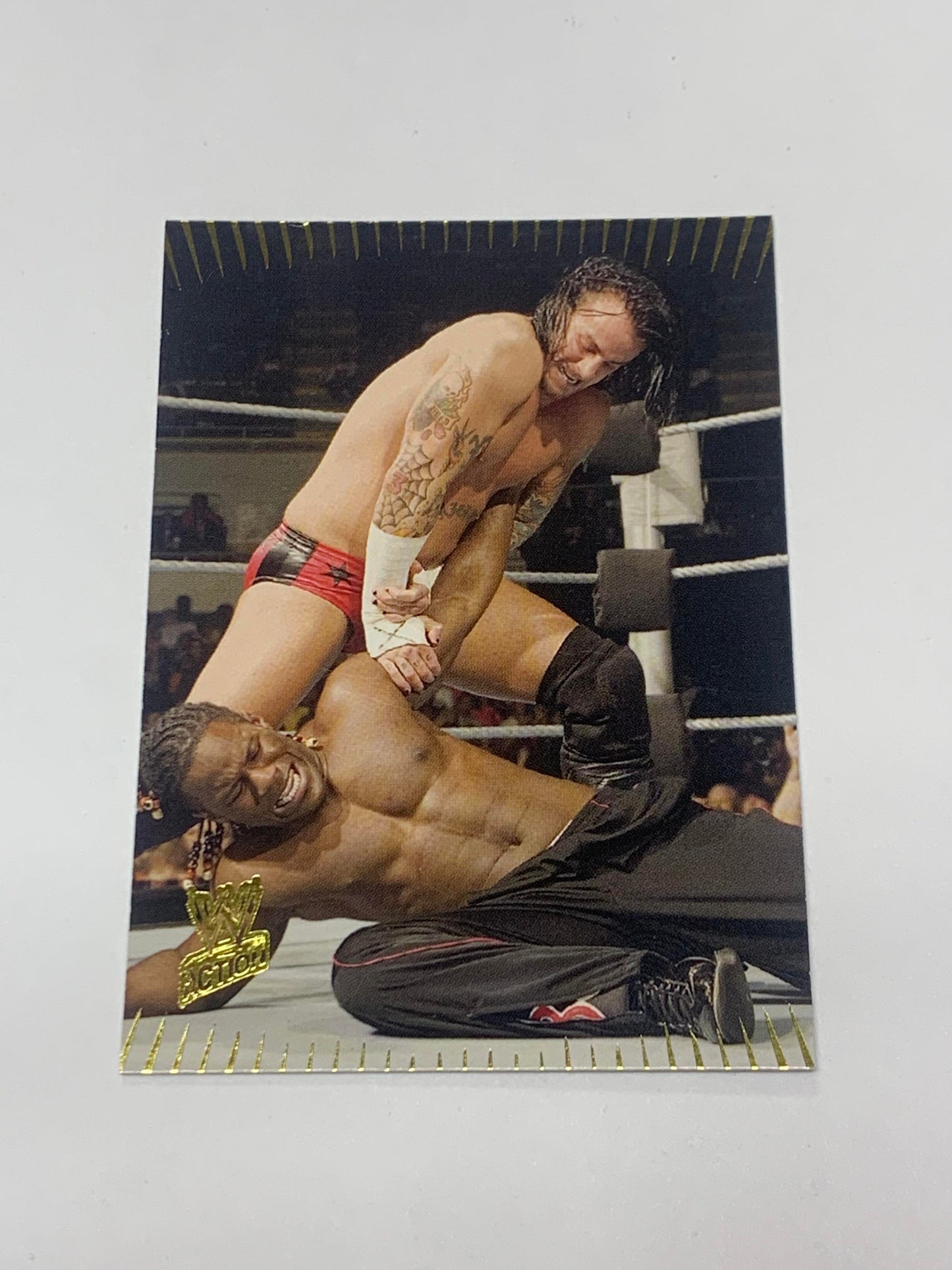 CM Punk 2007 Topps Action (1st. WWE Year Card) Card #53
