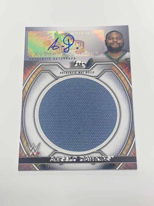Angelo Dawkins Street Profits 2021 WWE Topps Undisputed Relic Autograph /99