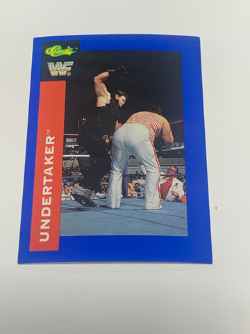 Undertaker 1991 WWE Classic ROOKIE Card #106 (Version 1)