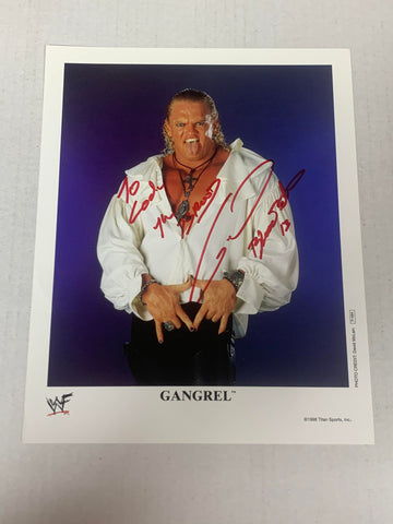 Gangrel Signed Official WWE Promo P-484