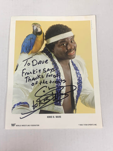 High Energy Signed Official WWE Promo from 1992 with Owen Hart