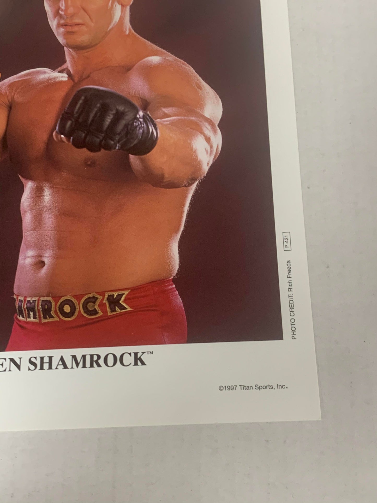 Ken Shamrock 1997 Official WWE Color Promo P-421