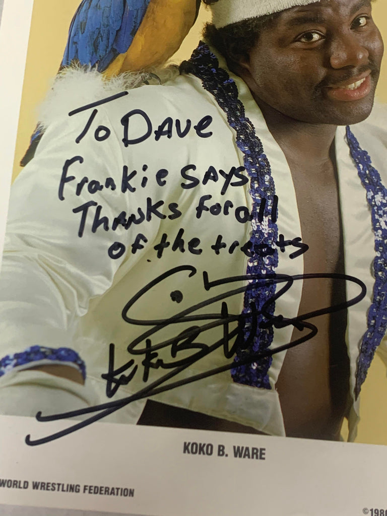 Koko B. Ware Signed Official WWE Promo – The Wrestling Universe