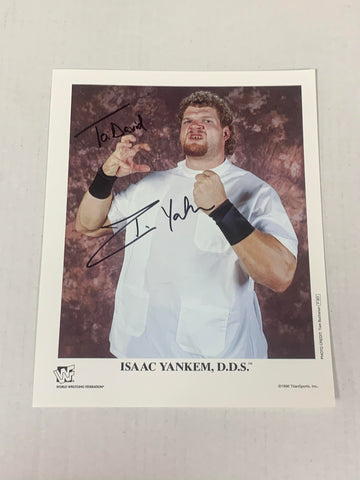 Isaac Yankem, DDS Signed WWE Official Promo P-323