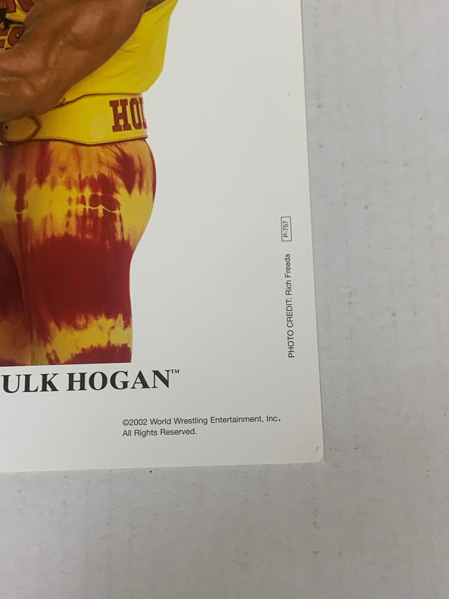 Hulk Hogan Official WWE Promo P-757 Promo
