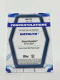 Natalya 2021 Topps Royal Rumble Event-Used Mat Relic Orange Parallel