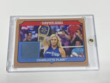 Charlotte Flair 2018 WWE Topps Survivor Series Event-Used Canvas Mat Relic Limited 27/99
