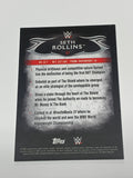 Seth Rollins 2015 WWE Topps undisputed Parallel Card #’ed 11/25 (Only 25 Made)....