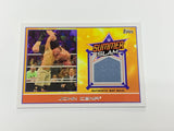 John Cena 2015 WWE Topps “Summerslam 2014 Event-Used Mat Relic Card