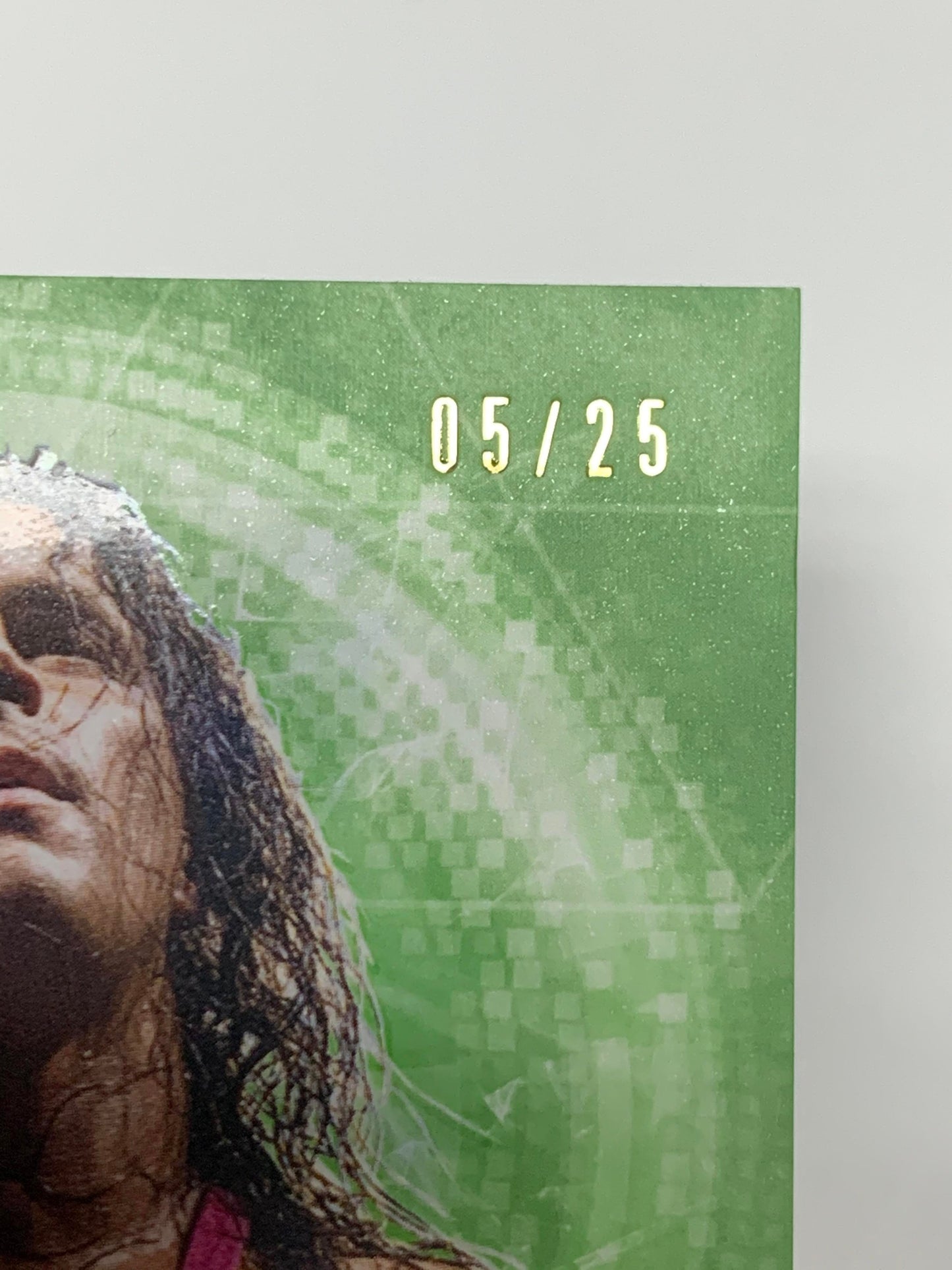 Bret Hart 2017 WWE Topps Undisputed Legends GREEN #5/25