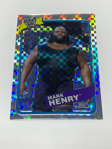 Mark Henry 2008 WWE Topps Chrome Heritage X-FRACTOR Card #20