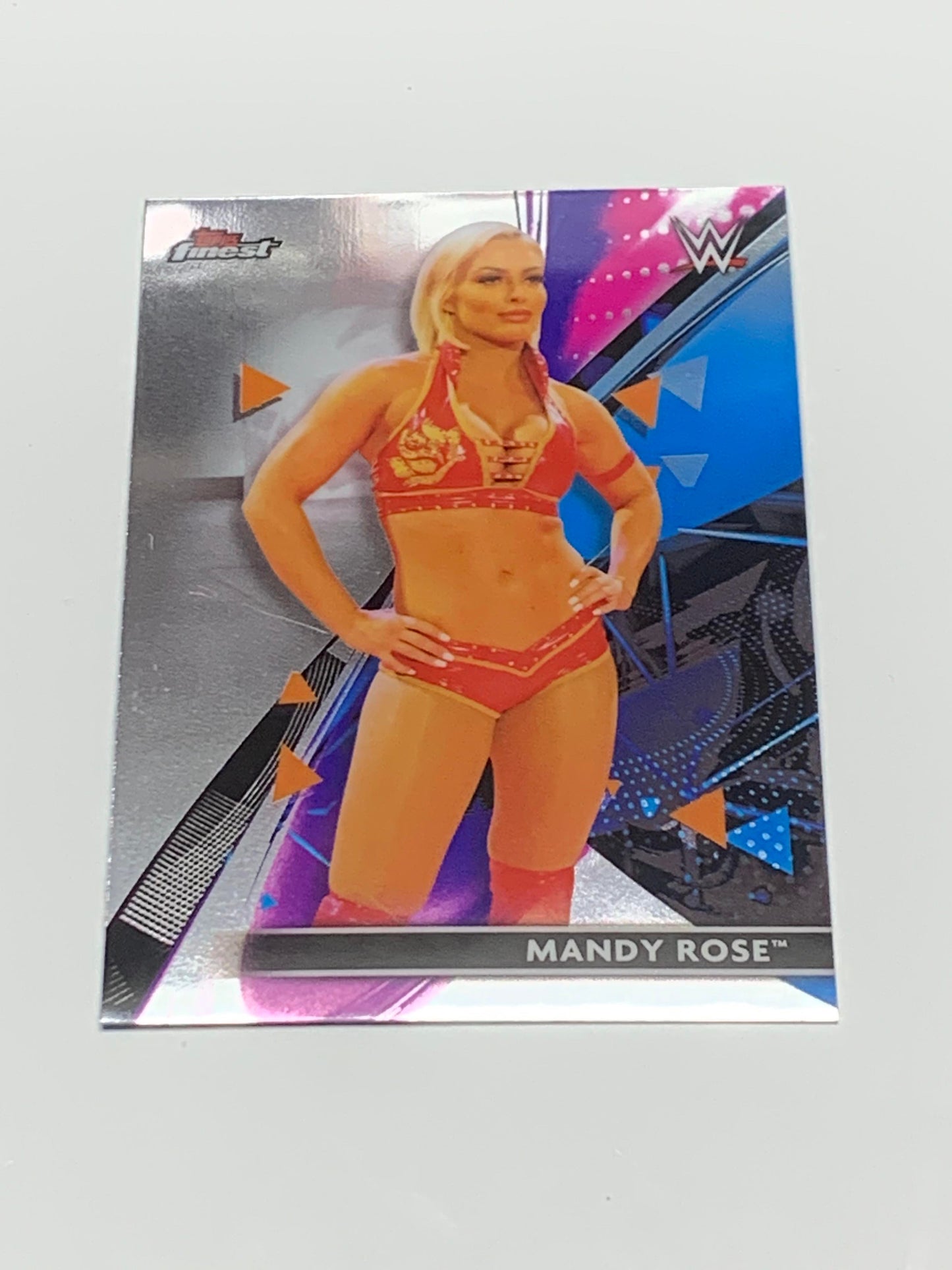 Mandy Rose 2021 WWE Topps Finest Card #22