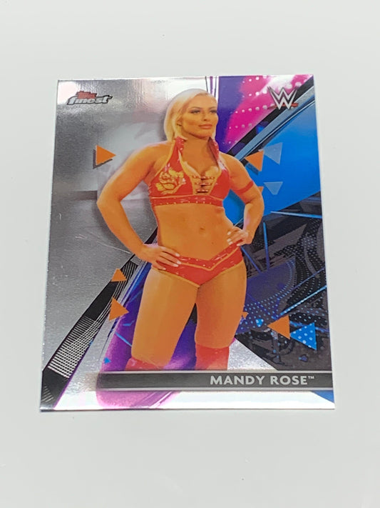 Mandy Rose 2021 WWE Topps Finest Card #22