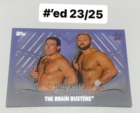 The Brain Busters (Arn Anderson & Tully Blanchard) 2016 WWE Topps Undisputed Tag Teams #’ed 23/25