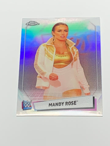 Mandy Rose 2021 WWE Topps Finest Card #22