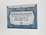 Shawn Michaels 2017 WWE Topps Legends Authentic Relic Card #’ed 267/299