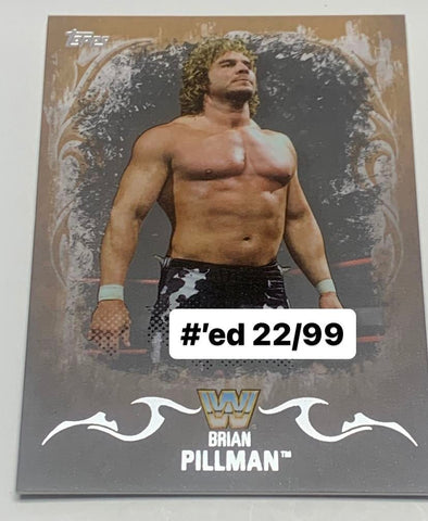 Brian Pillman 2016 WWE Undisputed Parallel Insert Card #’ed 22/99