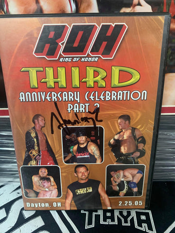 ROH Ring Of Honor 3rd Anniversary Celebration Part 2 (Signed by Homicide) DVD OOP