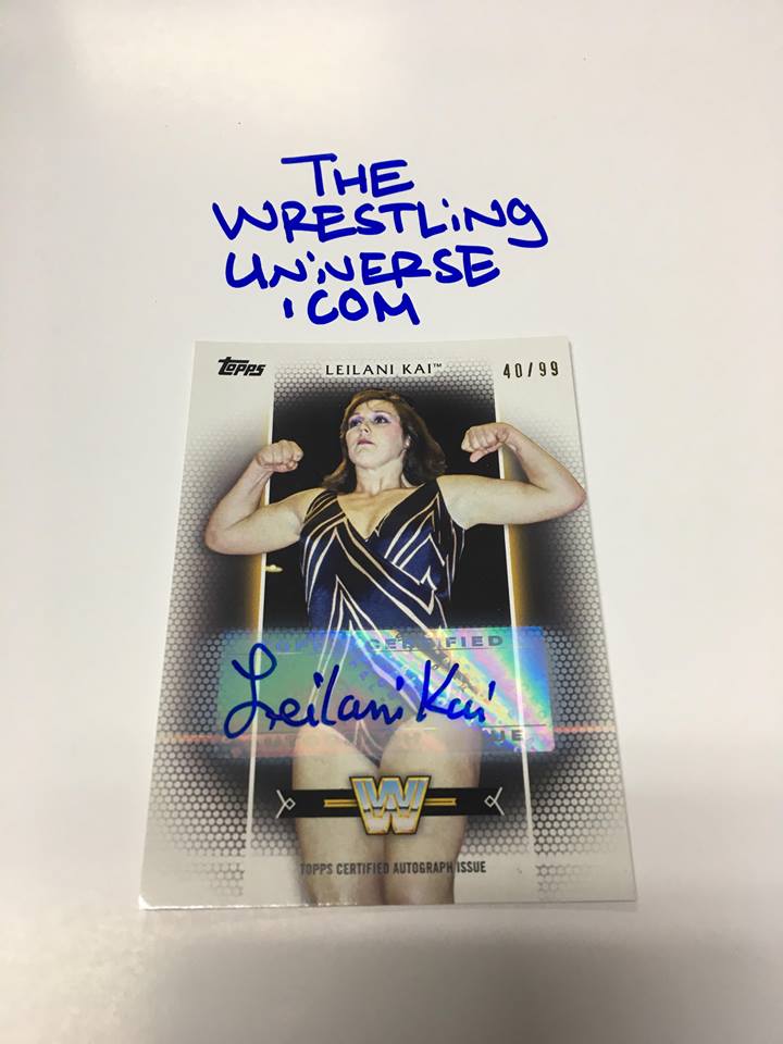 2017 Topps Leilani Kai Authentic Signed #40/99