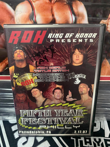 ROH Ring Of Honor 5th Year Festival 2/17/07 PA (Signed by Homicide) DVD OOP