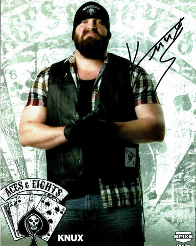 Knux (Aces & Eights) Pose 2 Signed Photo
