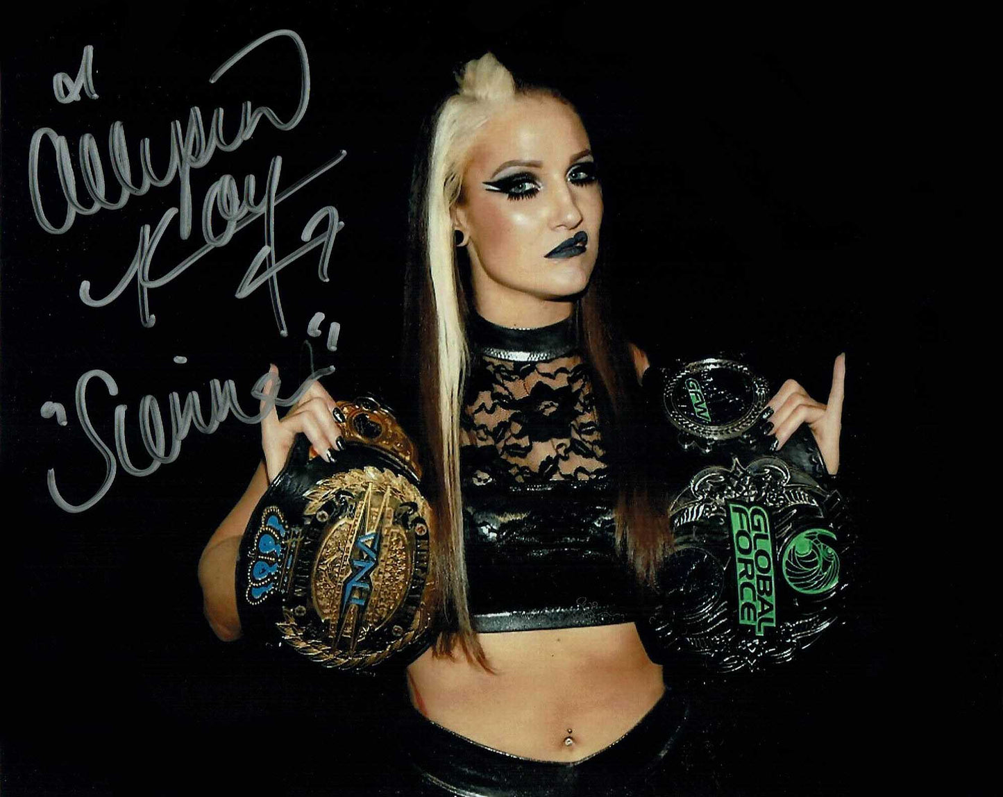 Allysin Kay Sienna (Singed 2x) Signed Photo COA