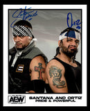 Santana & Ortiz LAX Pose 1 Dual Signed Photo COA