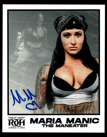 Maria Manic Signed Photo