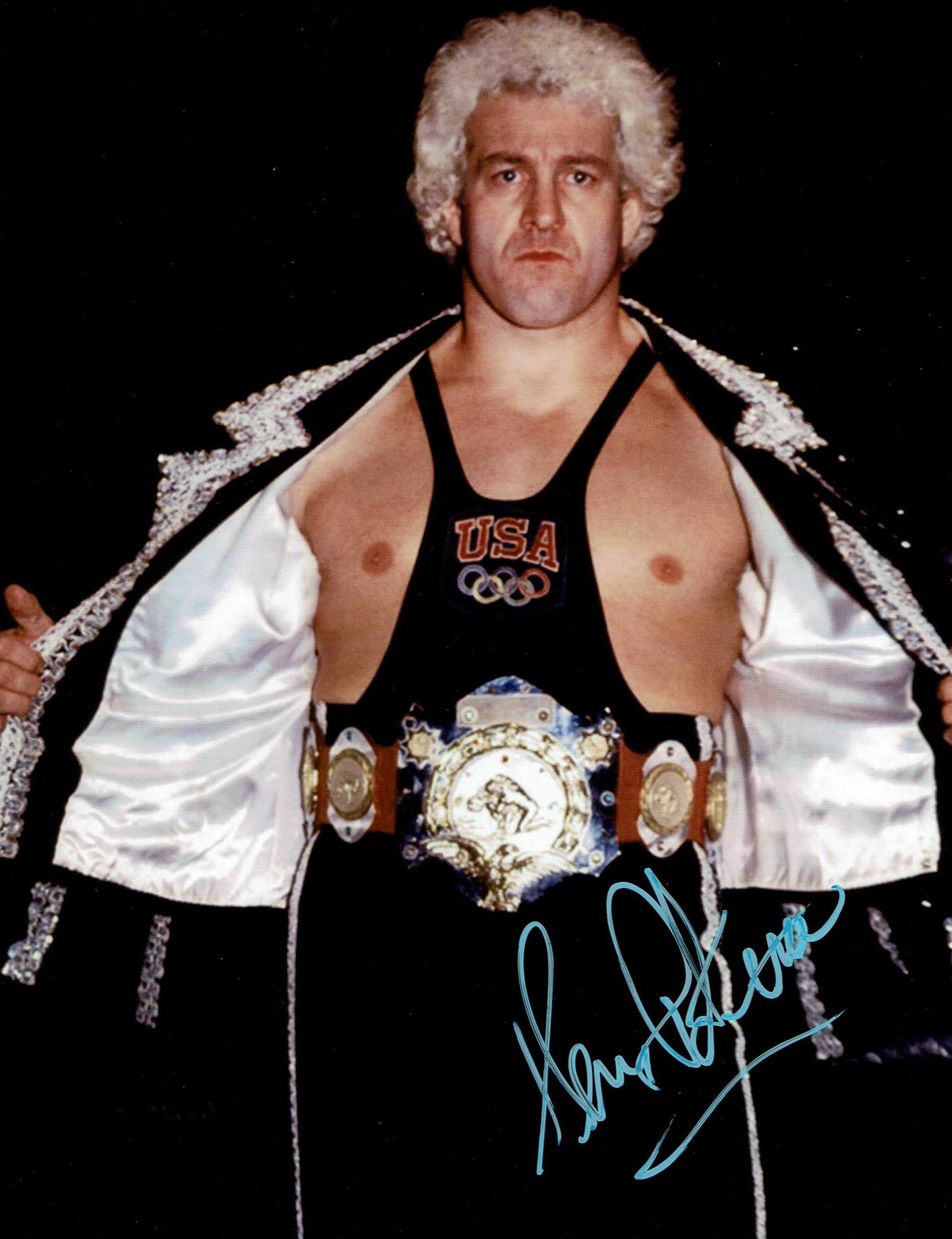 Ken Patera Pose 5 Signed Photo COA