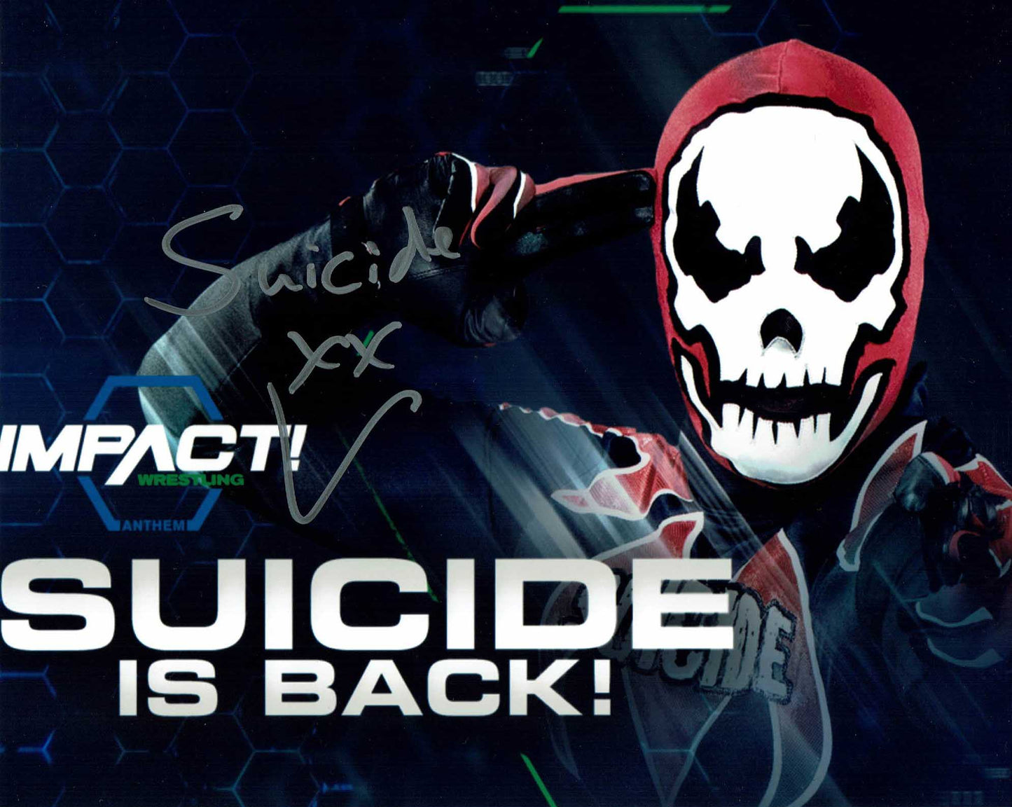 Suicide Signed Photo COA