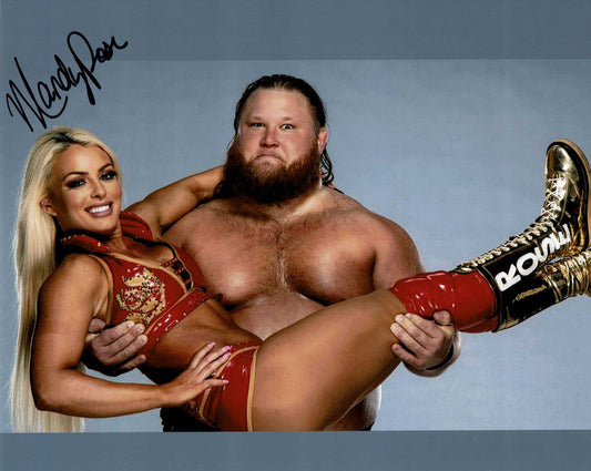 Mandy Rose Pose 2 Signed Photo COA