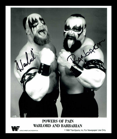 Powers Of Pain Pose 3 (Black or Blue Ink) Dual Signed Photo COA