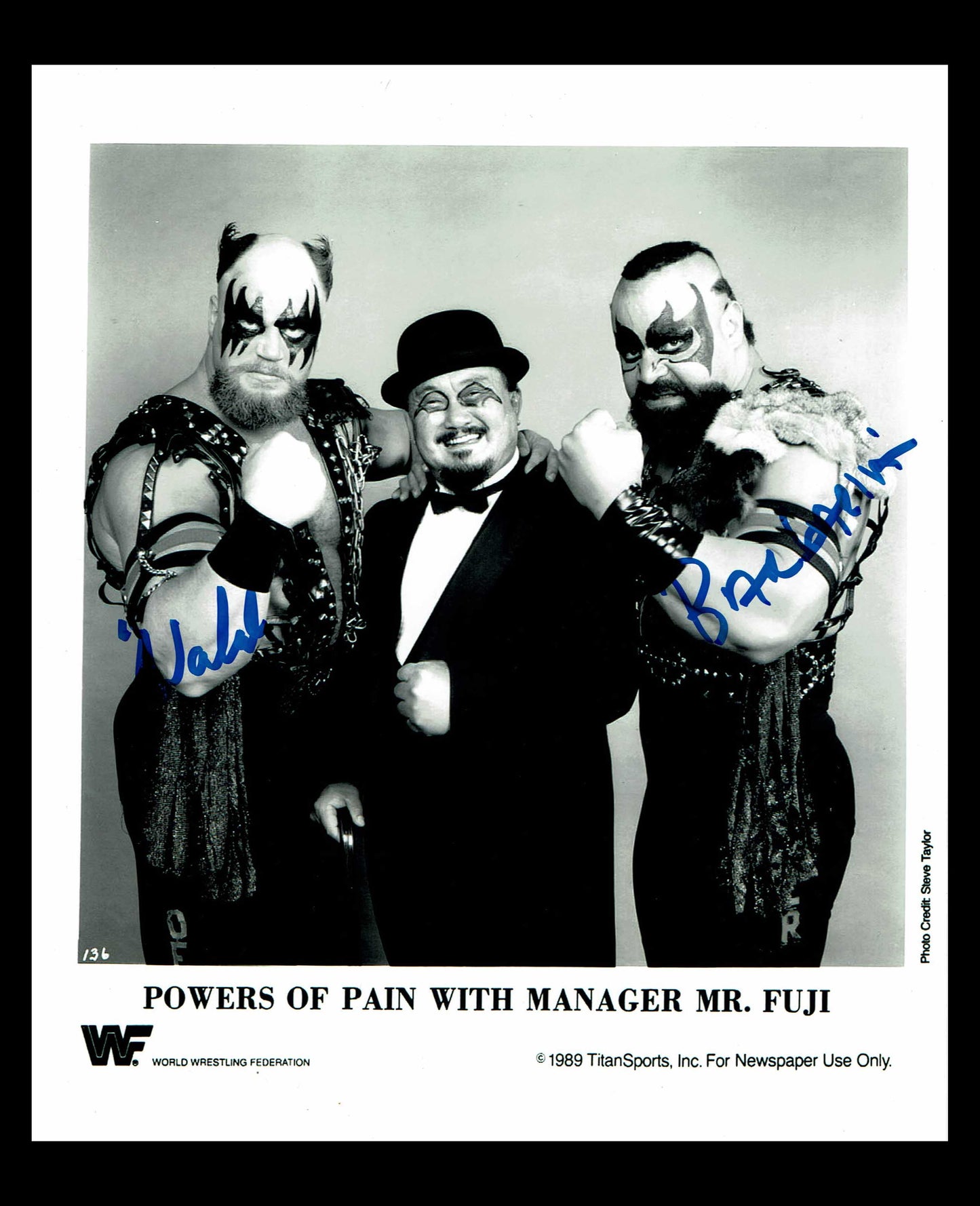 Powers Of Pain Pose 2 Dual Signed Photo COA