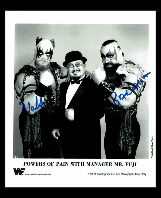 Powers Of Pain Pose 2 Dual Signed Photo COA